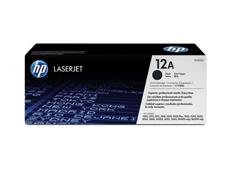 HP 12A (Q2612A) Black Original Toner Cartridge.